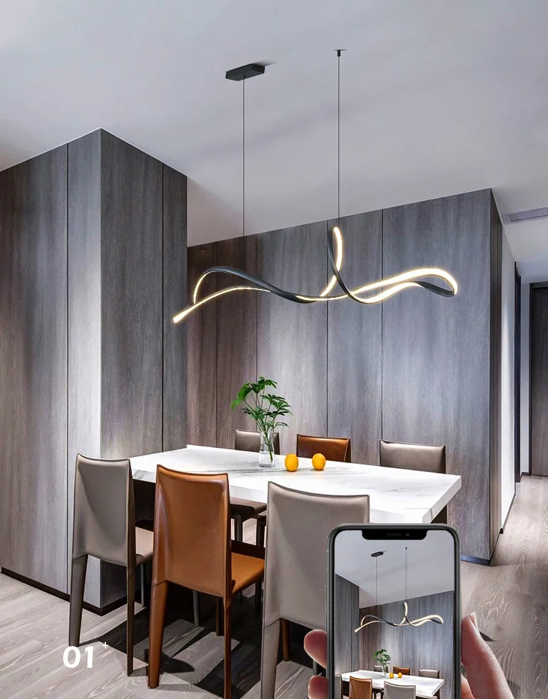 Minimalist Nordic Pendant Lamp: Stylish Indoor Lighting for Table and Office Decor