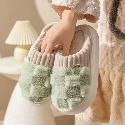 Couple's Haven: Soft Sole Non-Slip Slippers