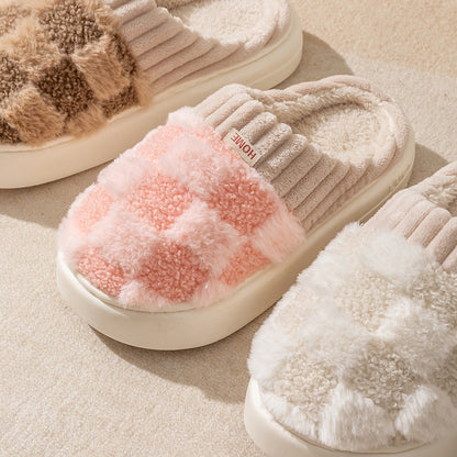 Couple's Haven: Soft Sole Non-Slip Slippers