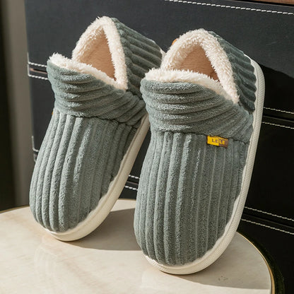 SnugStep: Cozy Wrap Slippers for Couples