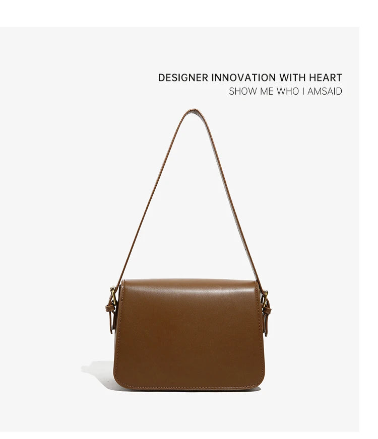 Retro Leather Shoulder Bag