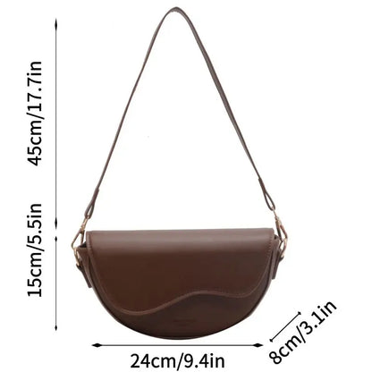 Retro Leather Shoulder Bag