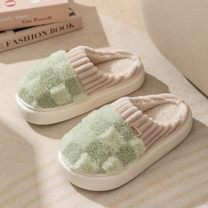 Couple's Haven: Soft Sole Non-Slip Slippers