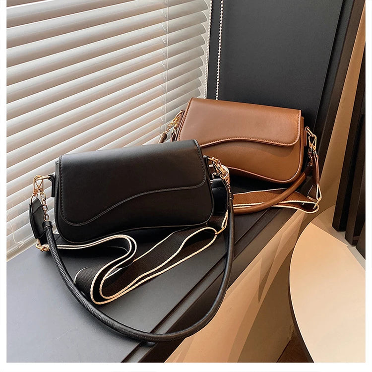 Retro Leather Shoulder Bag