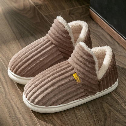 SnugStep: Cozy Wrap Slippers for Couples