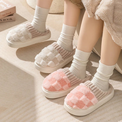 Couple's Haven: Soft Sole Non-Slip Slippers