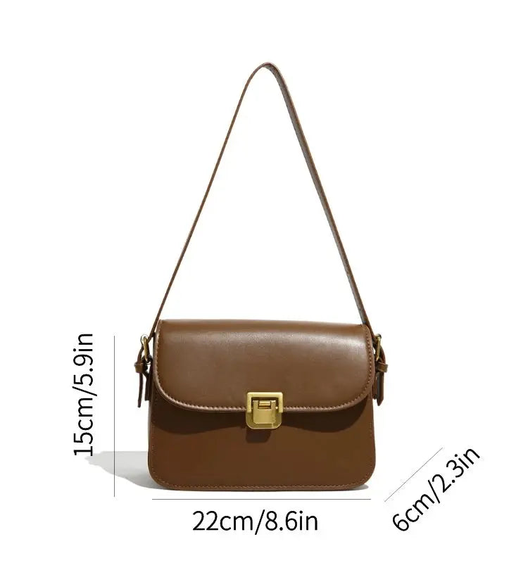 Retro Leather Shoulder Bag