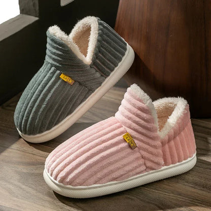 SnugStep: Cozy Wrap Slippers for Couples