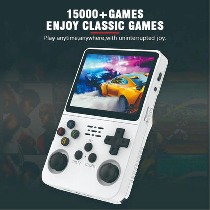 Retro Game Console: Pocket Video Player with 3.5 Inch IPS Screen and 128GB Storage