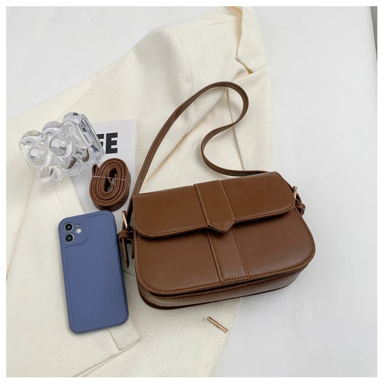 Retro Leather Shoulder Bag