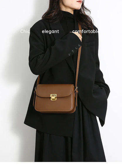 Retro Leather Shoulder Bag