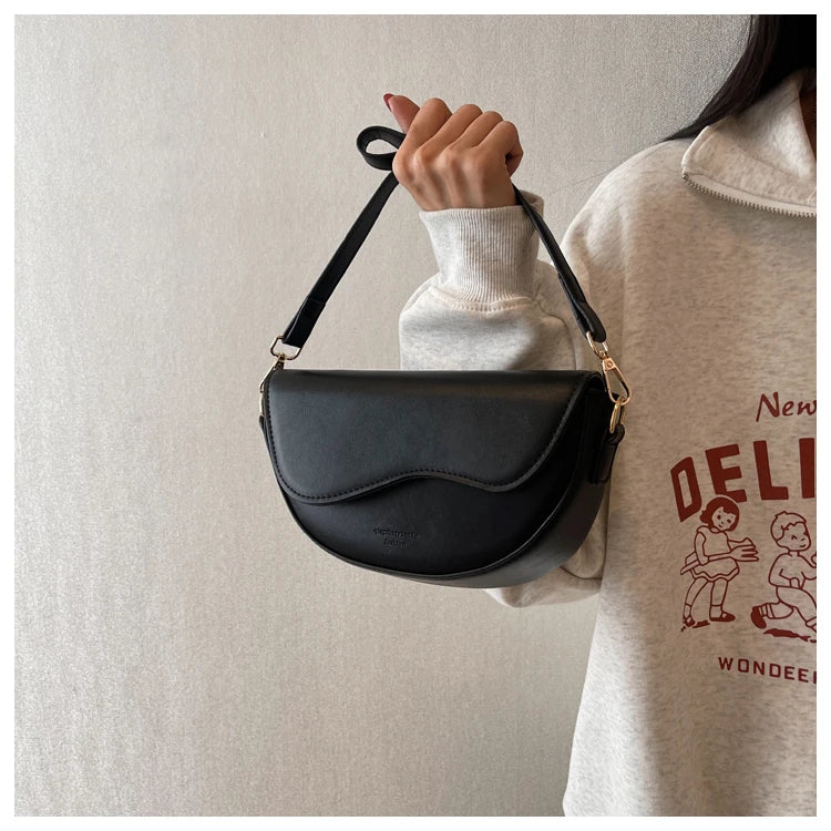 Retro Leather Shoulder Bag