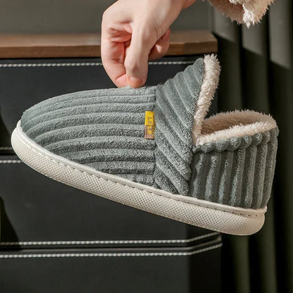 SnugStep: Cozy Wrap Slippers for Couples