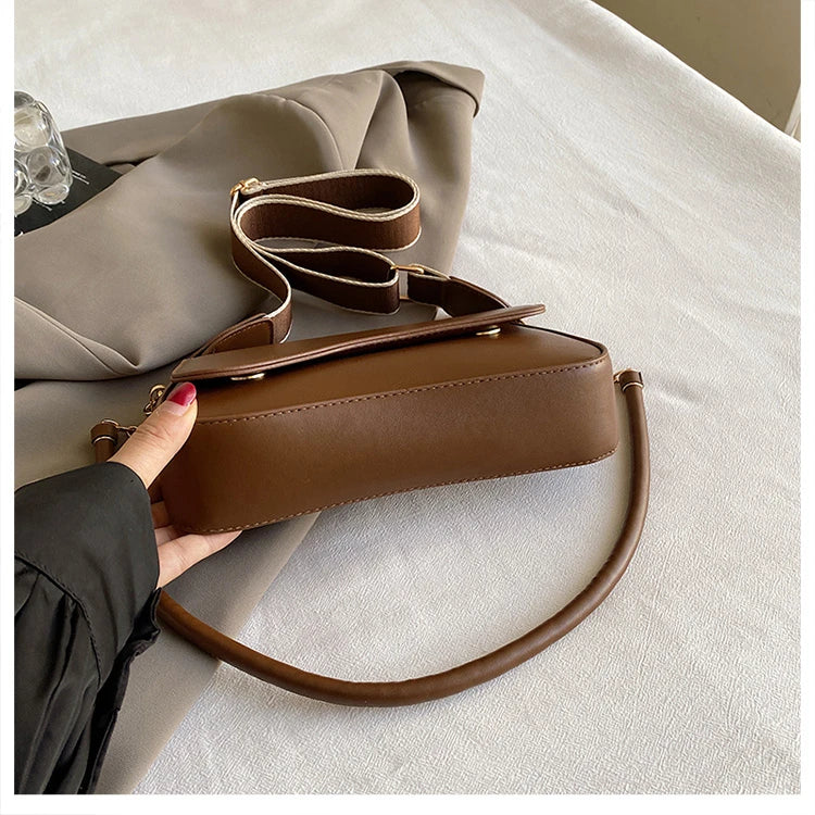 Retro Leather Shoulder Bag