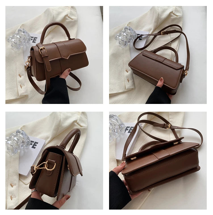 Retro Leather Shoulder Bag