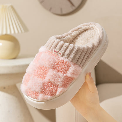 Couple's Haven: Soft Sole Non-Slip Slippers