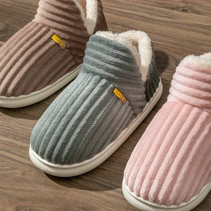 SnugStep: Cozy Wrap Slippers for Couples