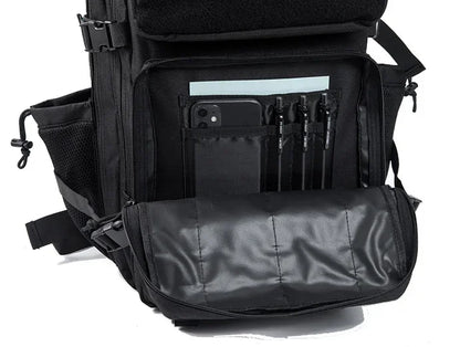 Compact Tactical Rucksack: School and Hiking Backpack with Bottle Holder