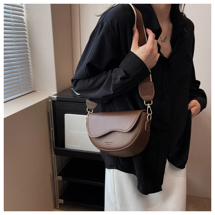 Retro Leather Shoulder Bag