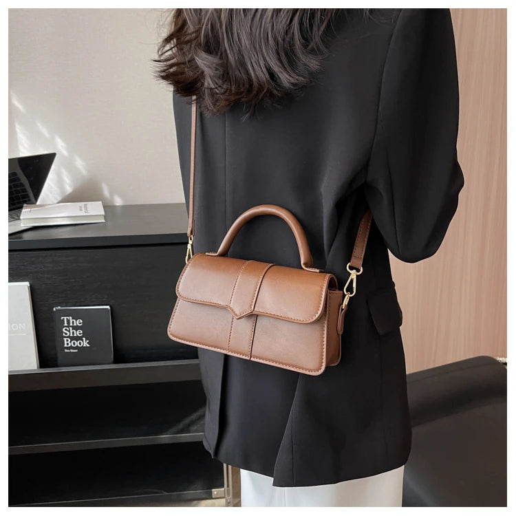 Retro Leather Shoulder Bag