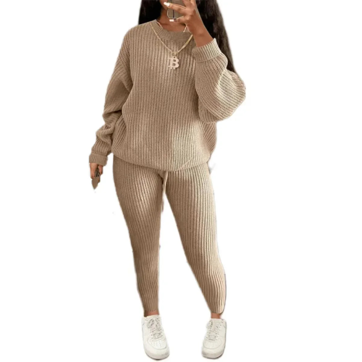 Autumn Elegance Sweater Set