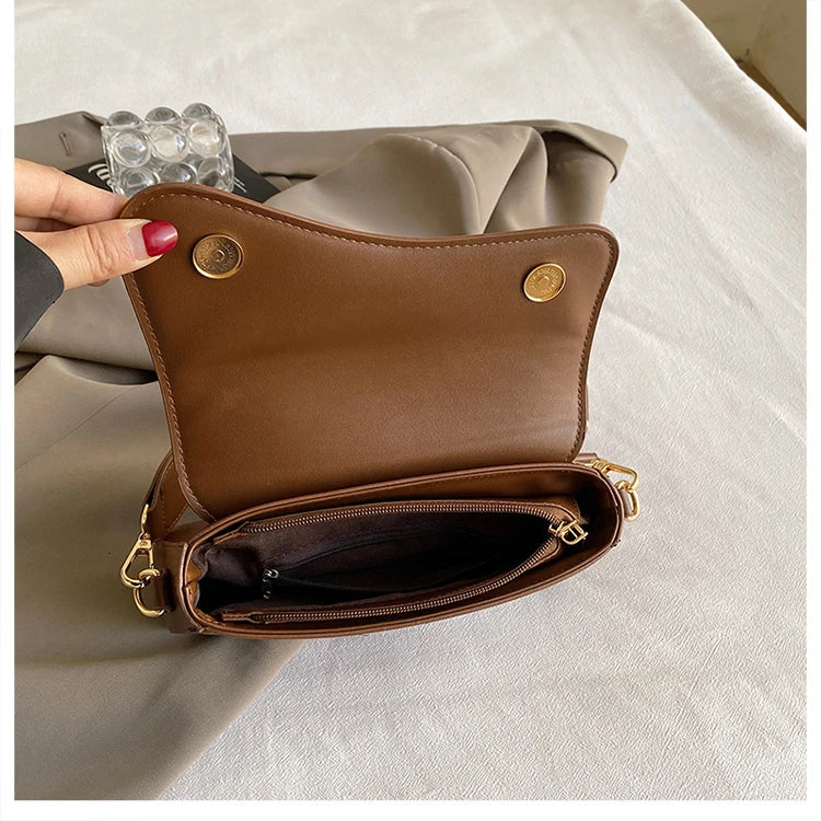 Retro Leather Shoulder Bag