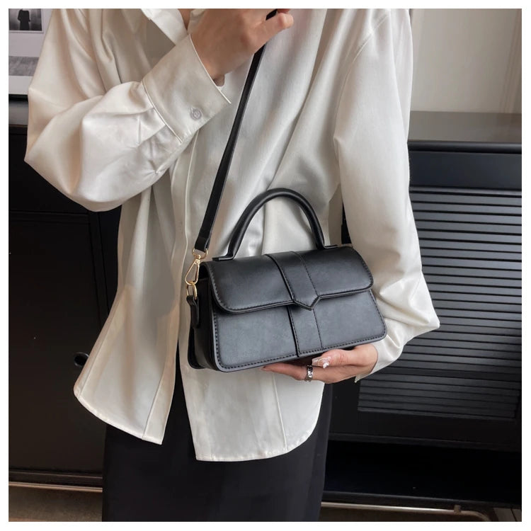 Retro Leather Shoulder Bag