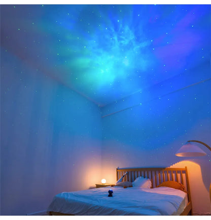 Astronaut Star Projector: Galaxy Night Light with Starry Nebula LED for Kids