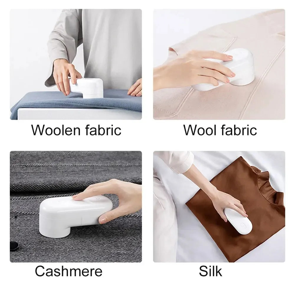 Rechargeable Cloth Fabric Shaver: Portable Lint and Fluff Removal Machine