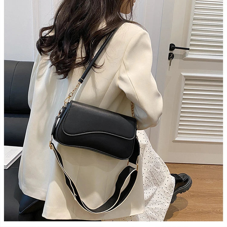 Retro Leather Shoulder Bag