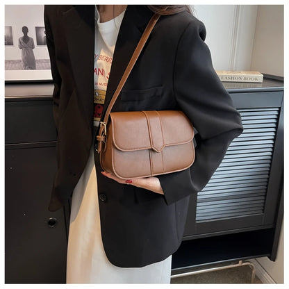 Retro Leather Shoulder Bag