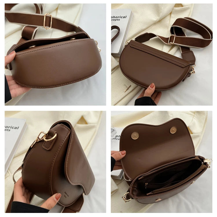 Retro Leather Shoulder Bag