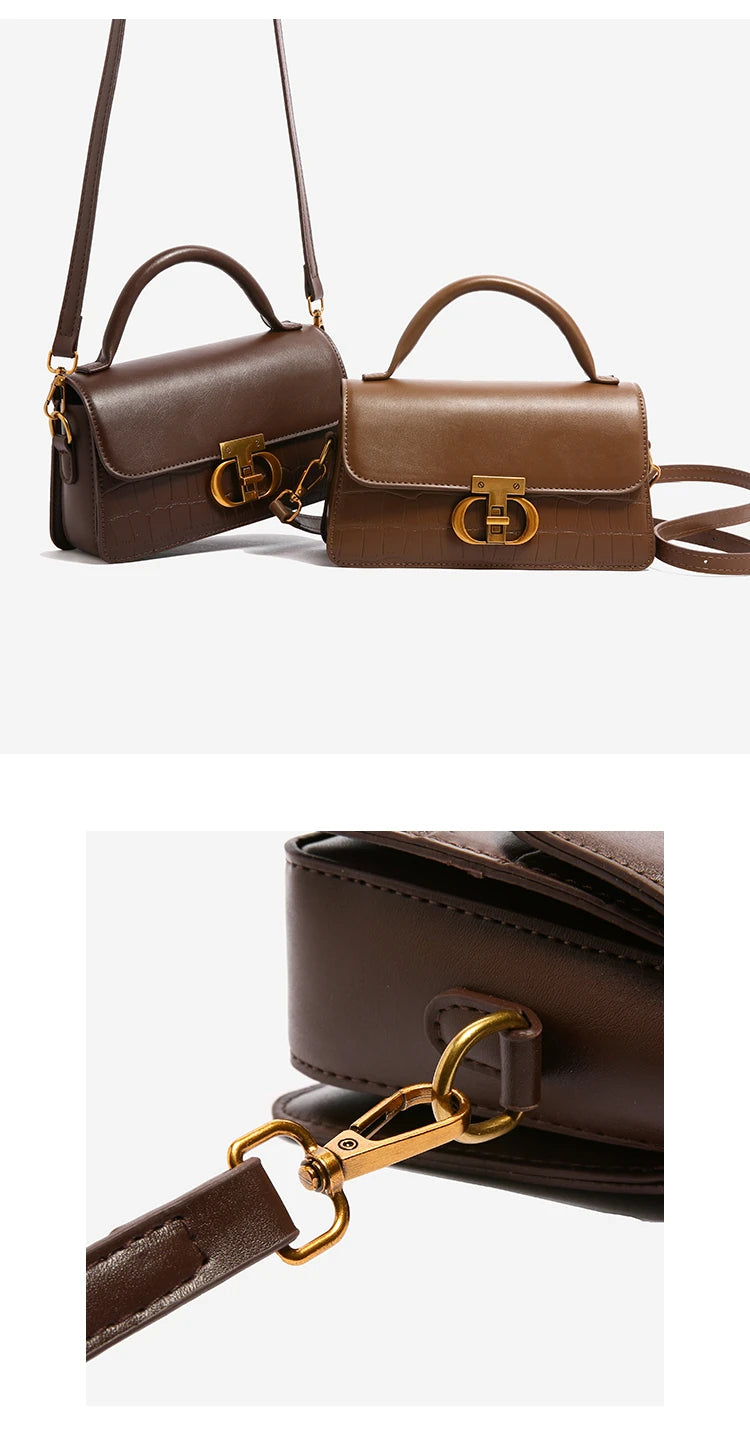 Retro Leather Shoulder Bag