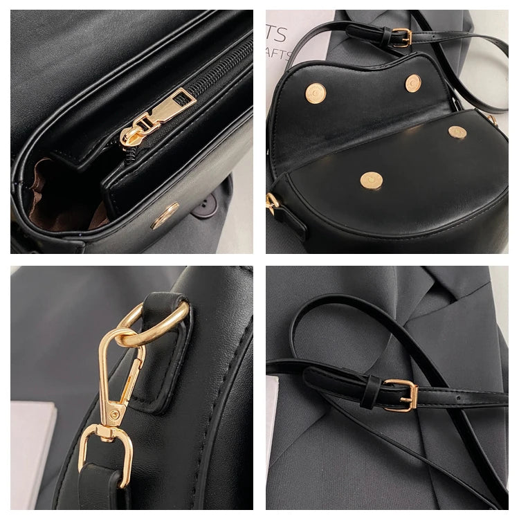 Retro Leather Shoulder Bag