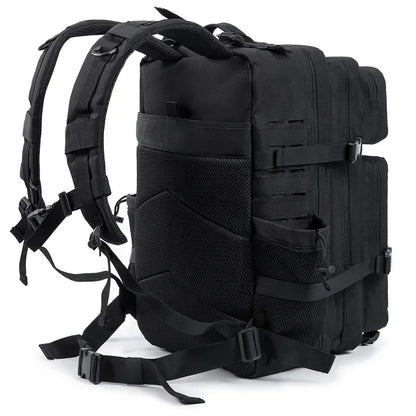 Compact Tactical Rucksack: School and Hiking Backpack with Bottle Holder